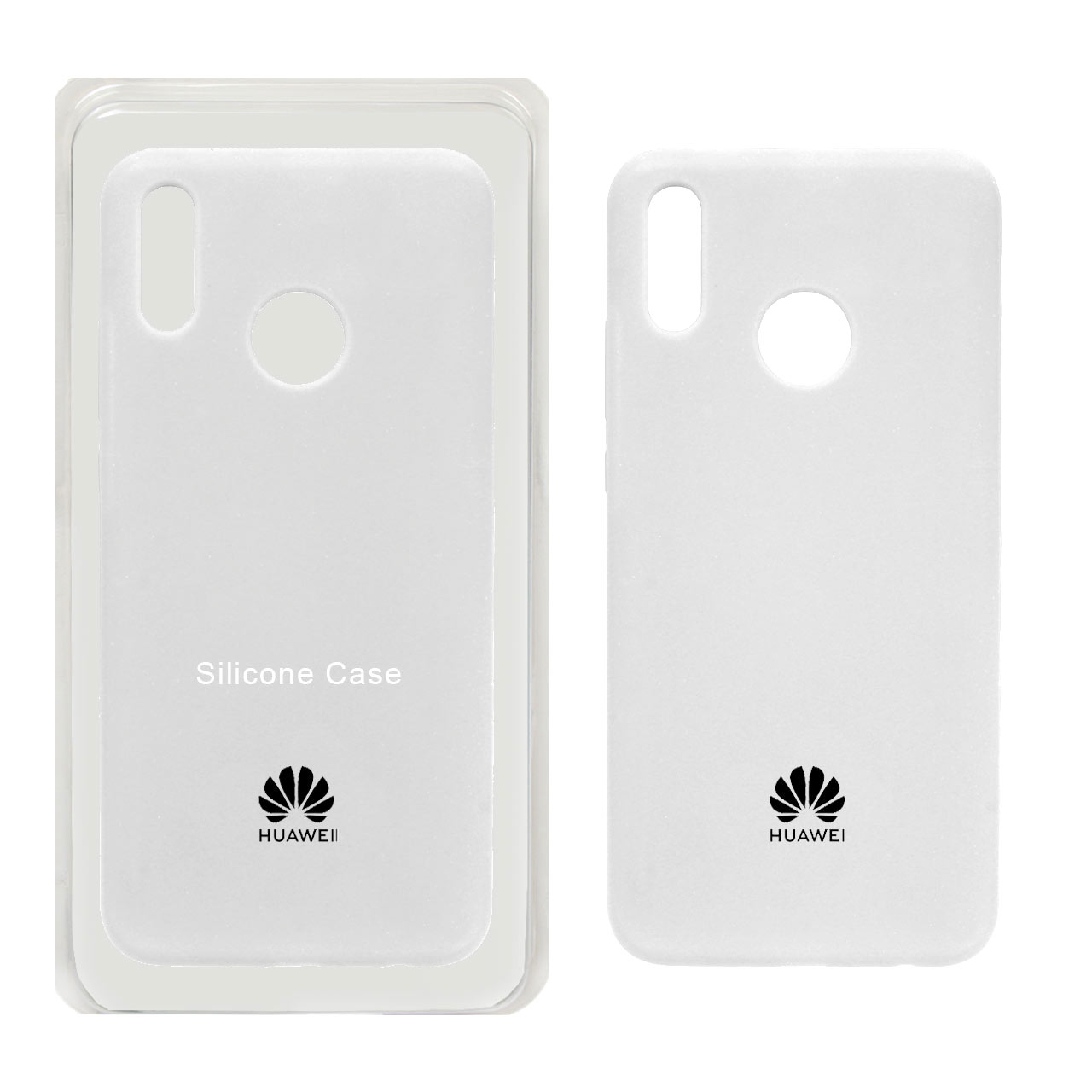 قاب سیلیکونی پاک کنی اورجینال Huawei Y9 (2019) - سفید (پک اصلی)
